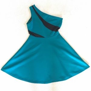 Charlotte Russe one shoulder skater dress